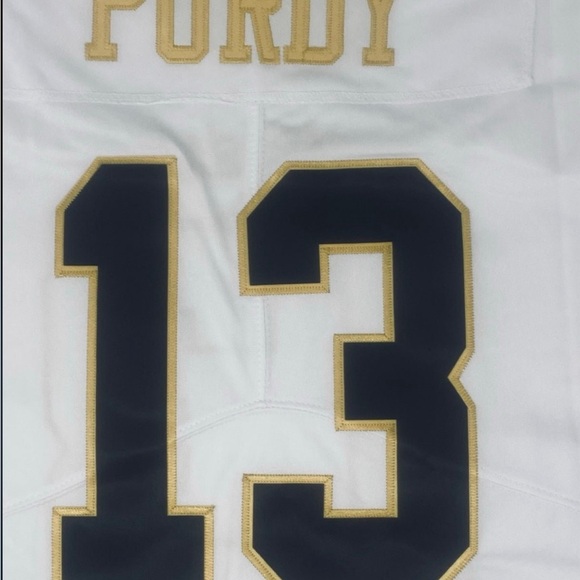 NWT BROCK PURDY MEDUIM NFL PLAYERS WHITE & GOLD SPECIAL EDITION 49ERS 75t… - Picture 2 of 13